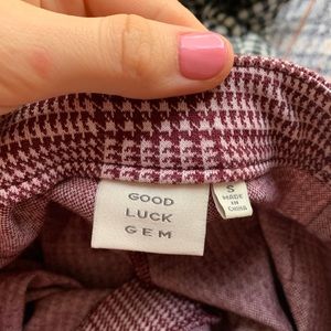 Good Luck Gem Pants - Plaid, flair trousers Good Luck Gem Pants - Plaid, flair trousers